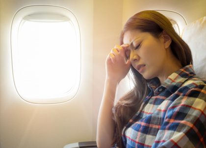No fun traveling when sick
