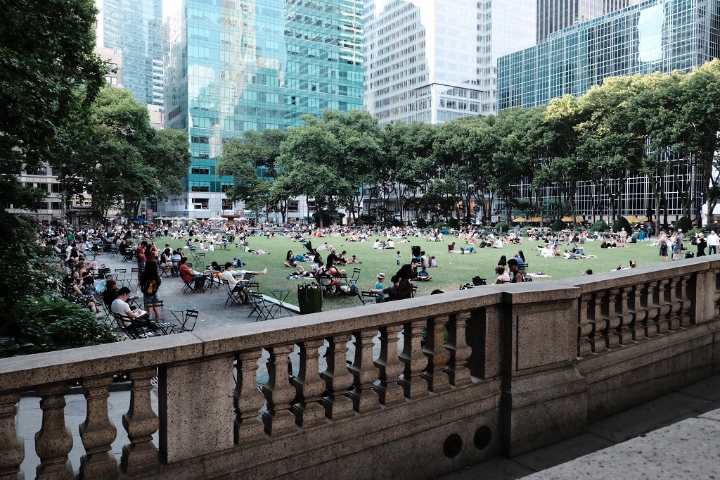 bryant park, nyc parks