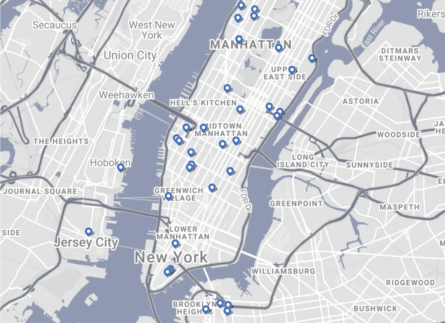 Boroughs and Neighbourhoods in New York 